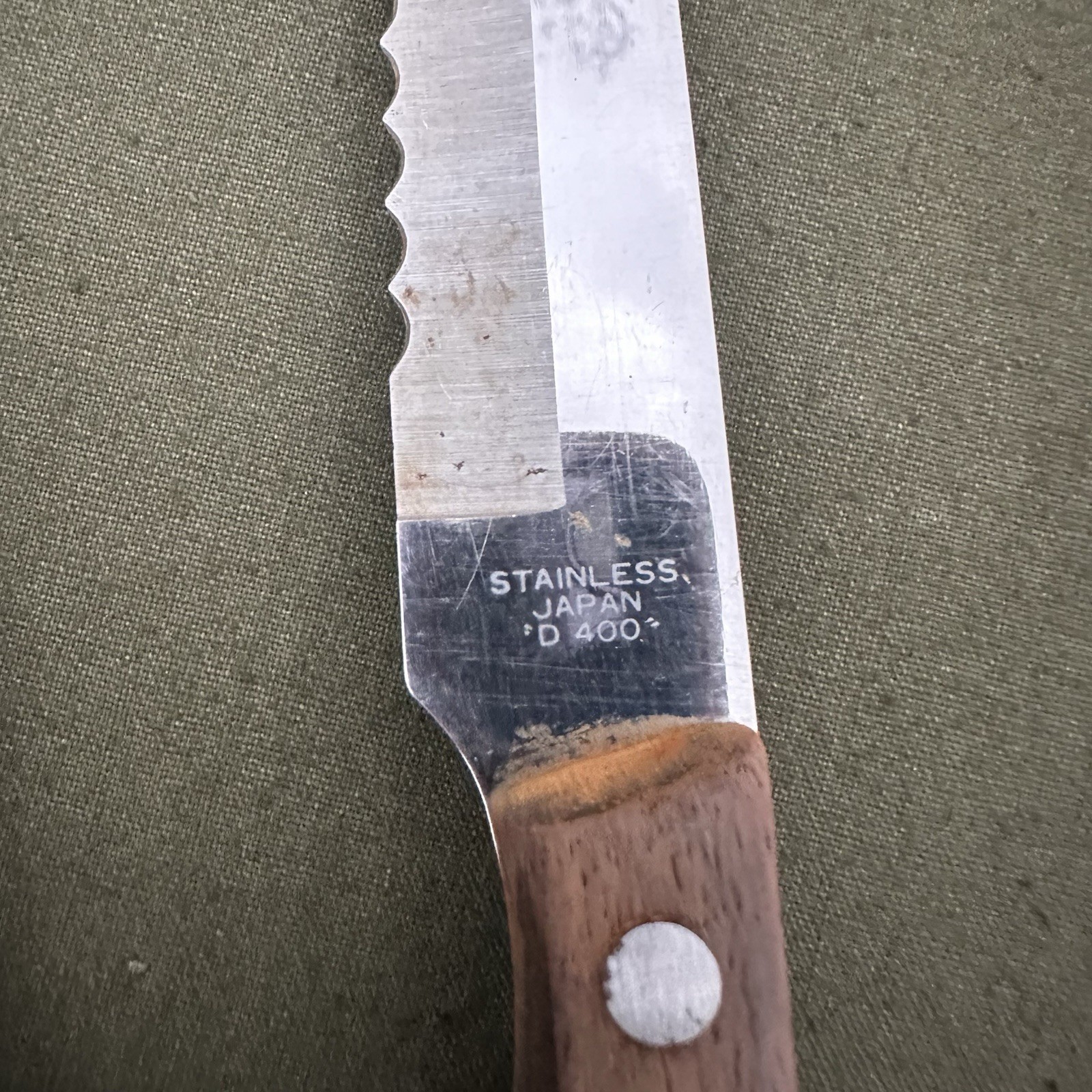 Vintage Kitchen Knife Lot · Chef / Cleaver / Butcher — photo 3