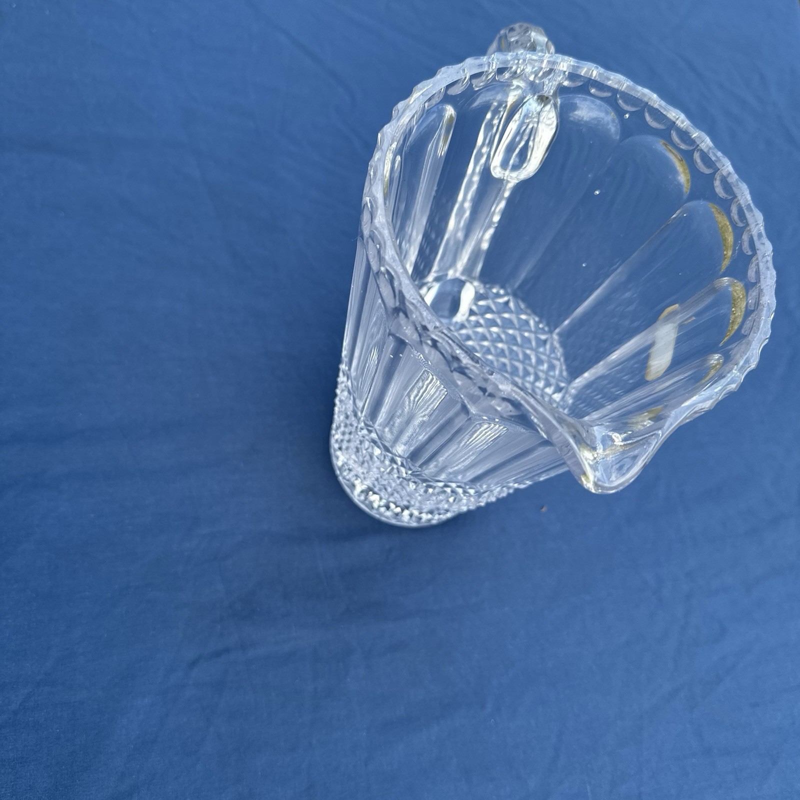 West German Cut-Crystal Pitcher — photo 2