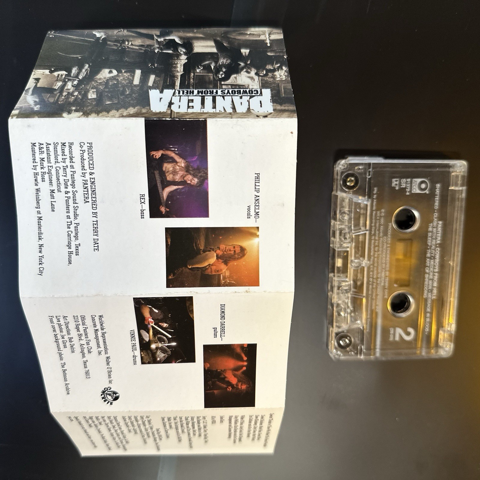 Pantera ‘Cowboys From Hell’ Promo Cassette, 1990 — photo 5
