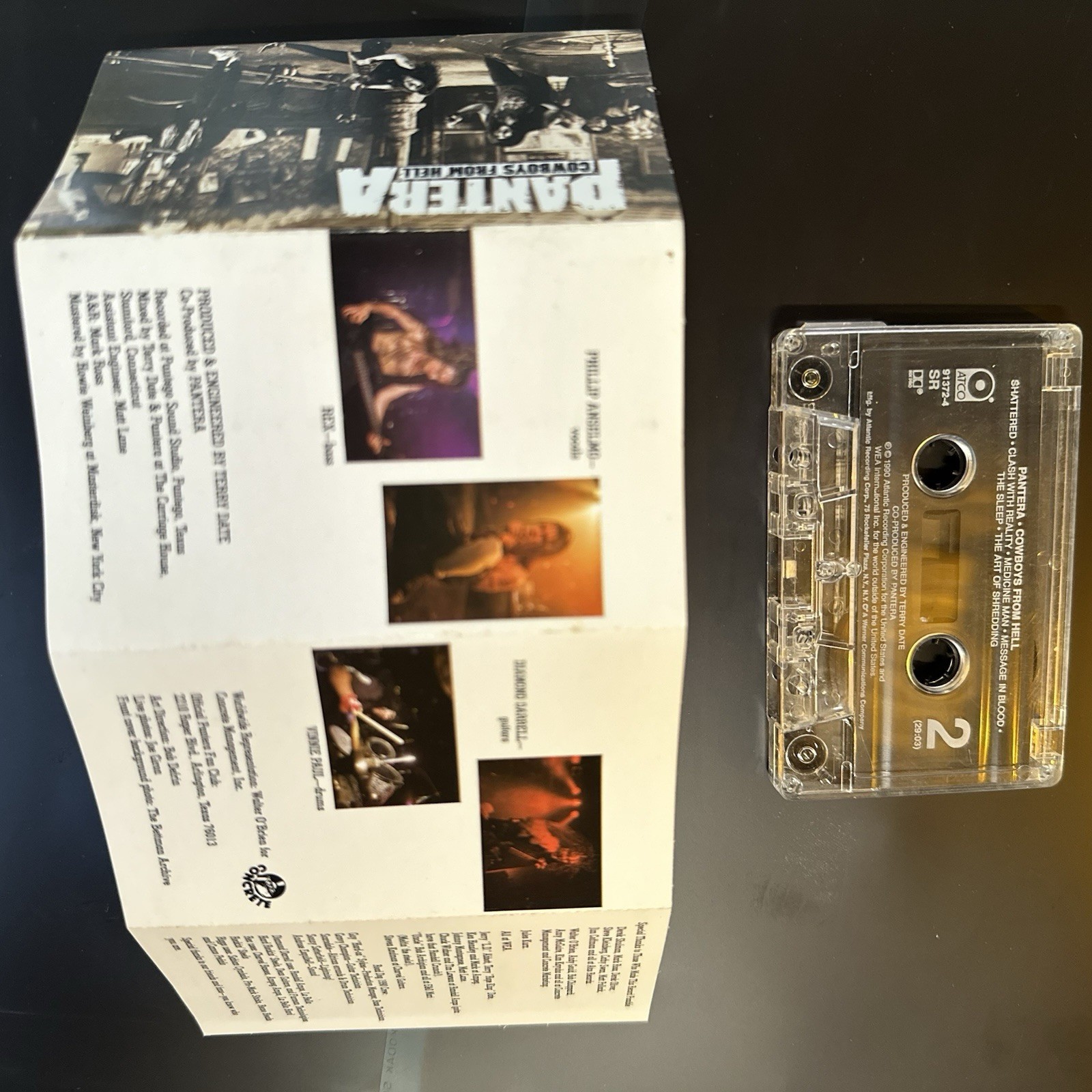 Pantera ‘Cowboys From Hell’ Promo Cassette, 1990 — photo 3