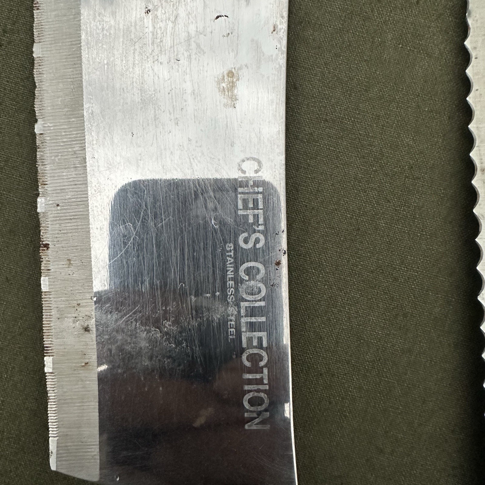 Vintage Kitchen Knife Lot · Chef / Cleaver / Butcher — photo 2
