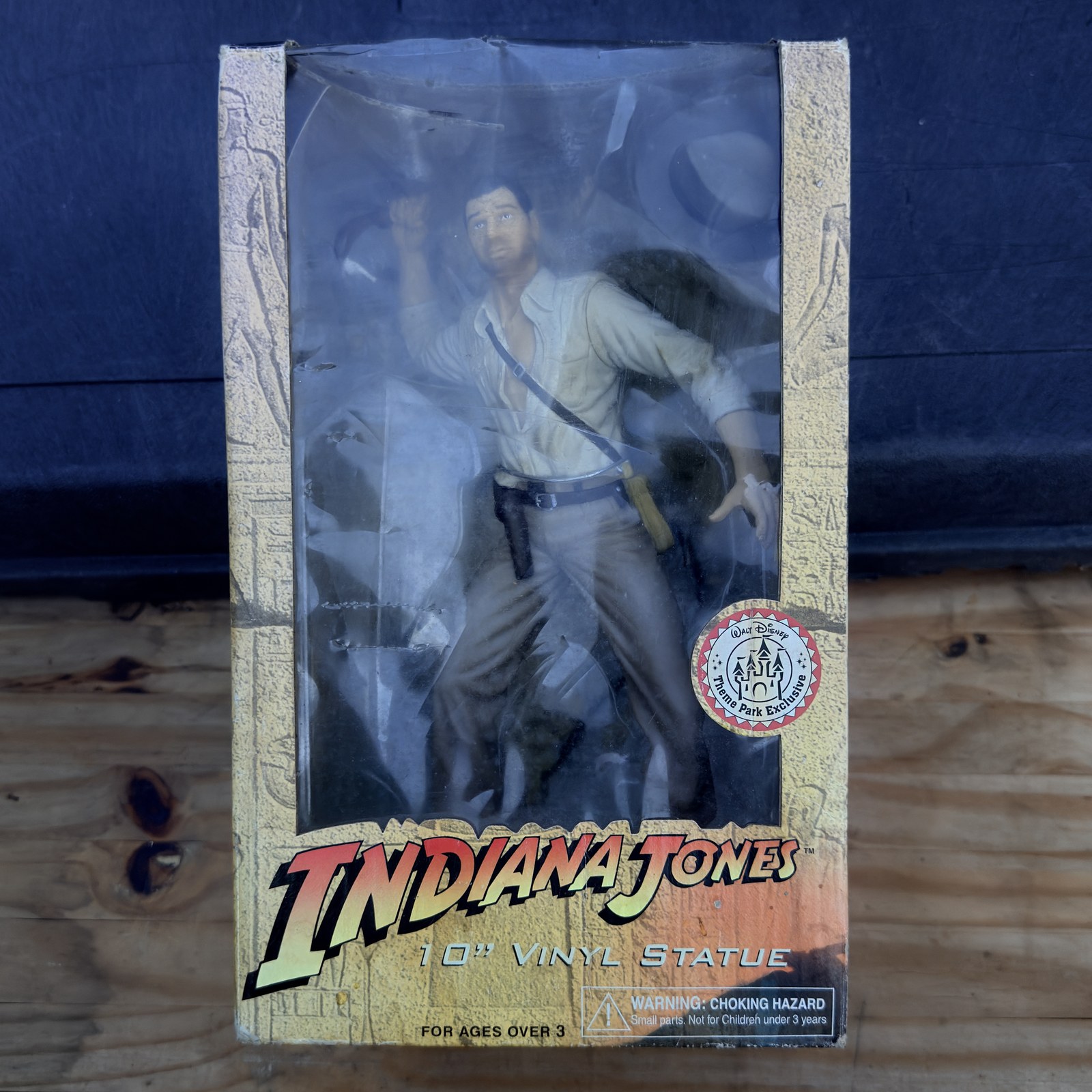 Disney Theme Park Exclusive Indiana Jones vinyl figure box angle