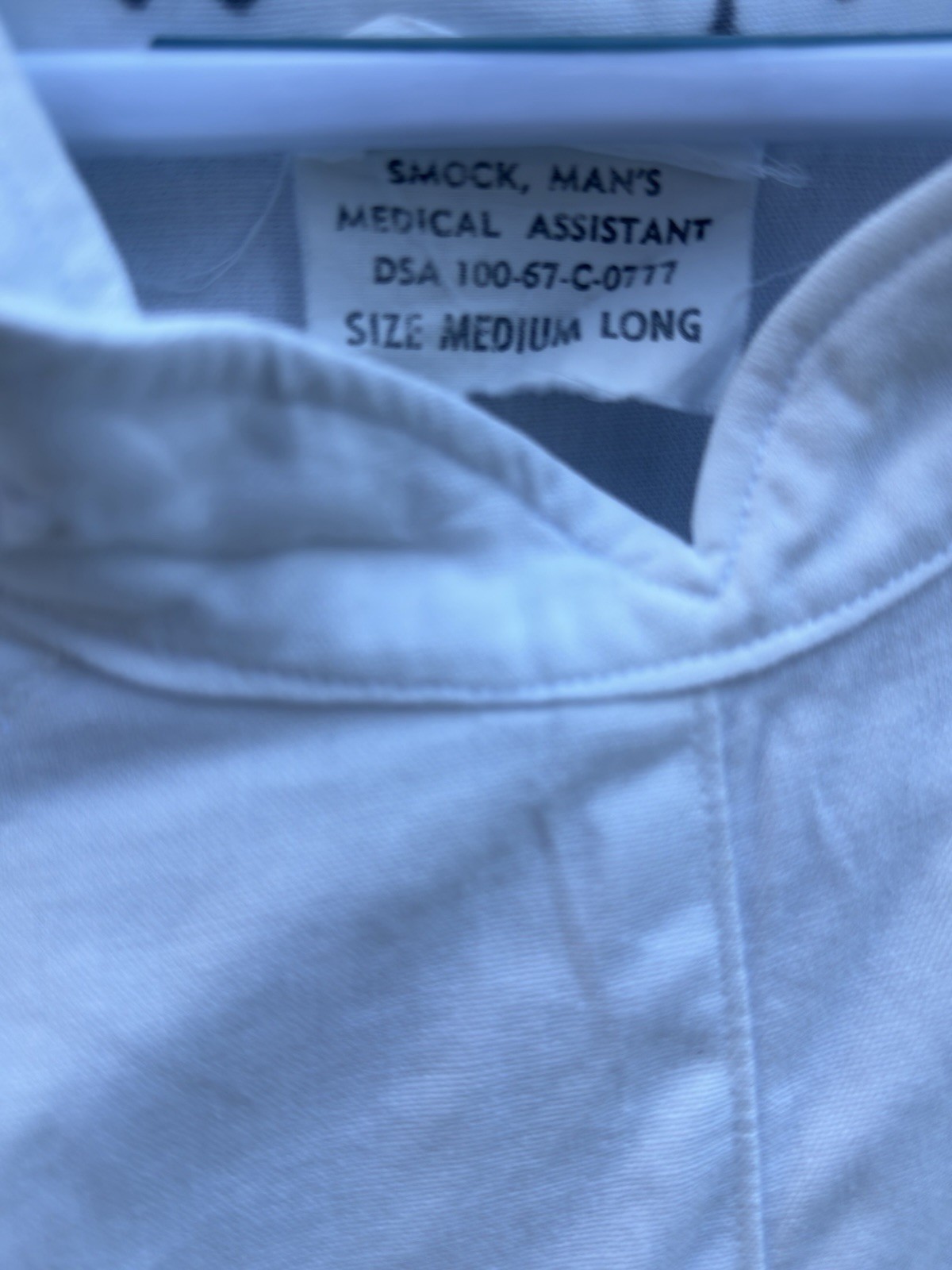 1960s White Cotton Drill Frog-Button Pullover — photo 5