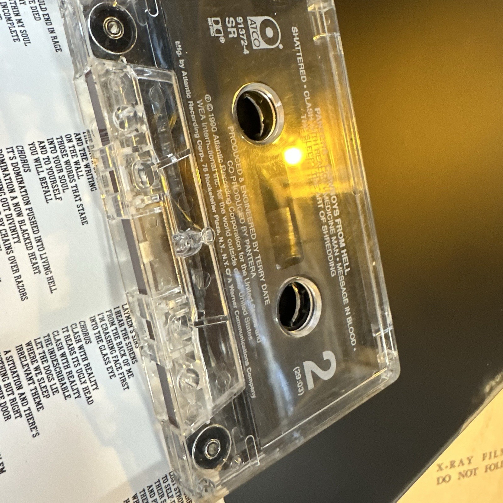Pantera ‘Cowboys From Hell’ Promo Cassette, 1990 — photo 4