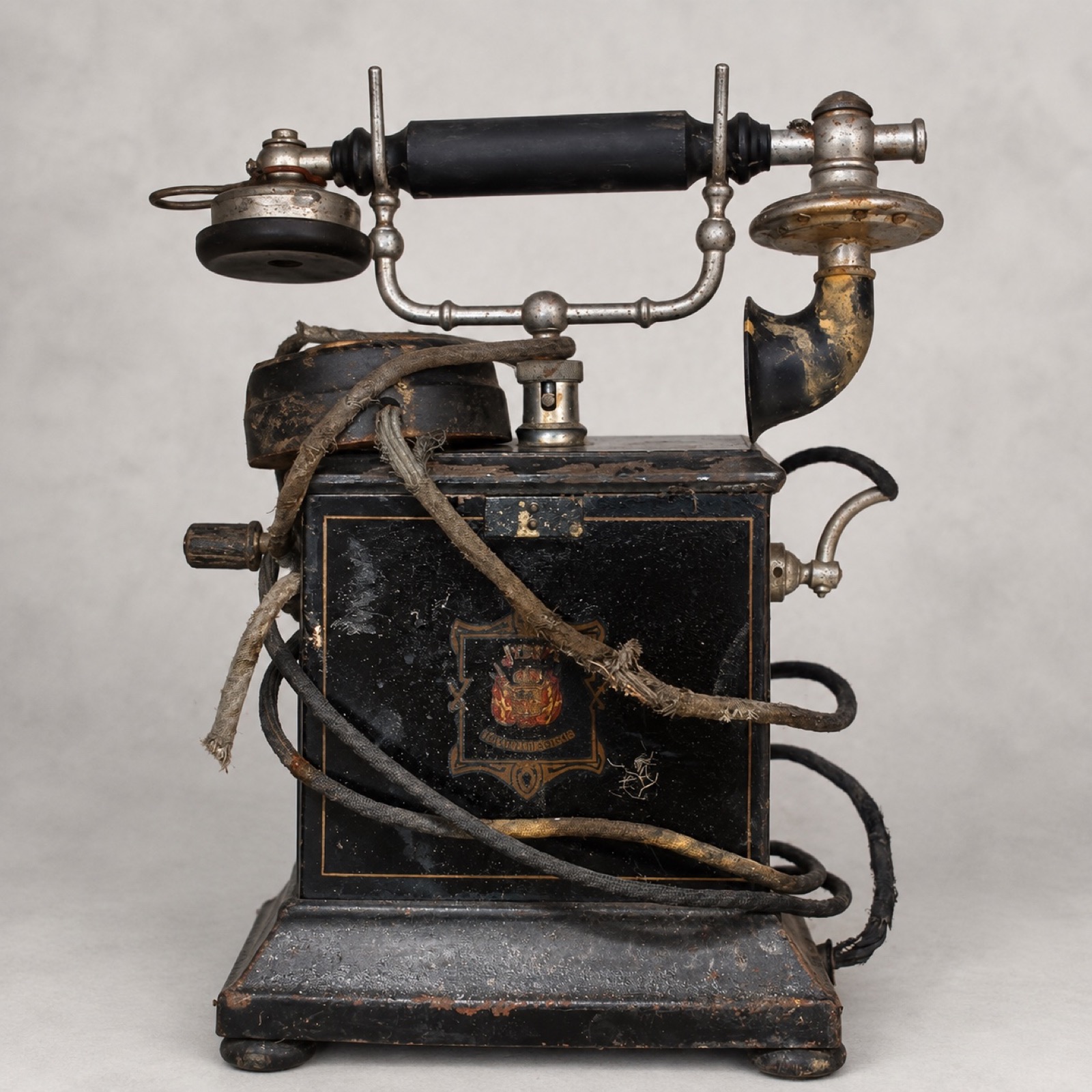 Antique Danish JYDSK Hand-Crank Telephone c.1914-15 - Emil Møller — Curios — Lott's & Found