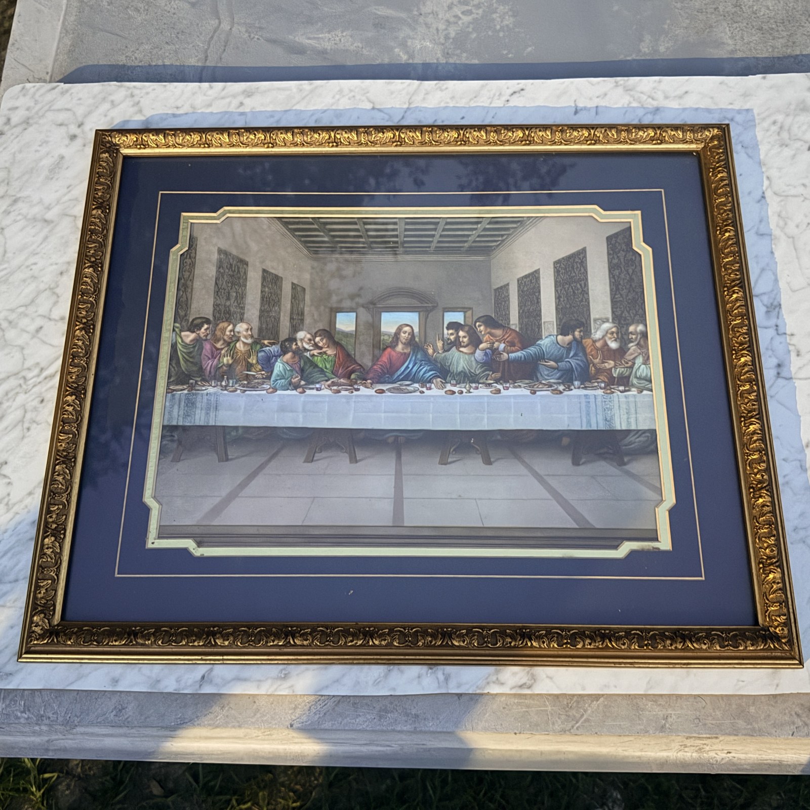 Large Framed Last Supper Print photo 1