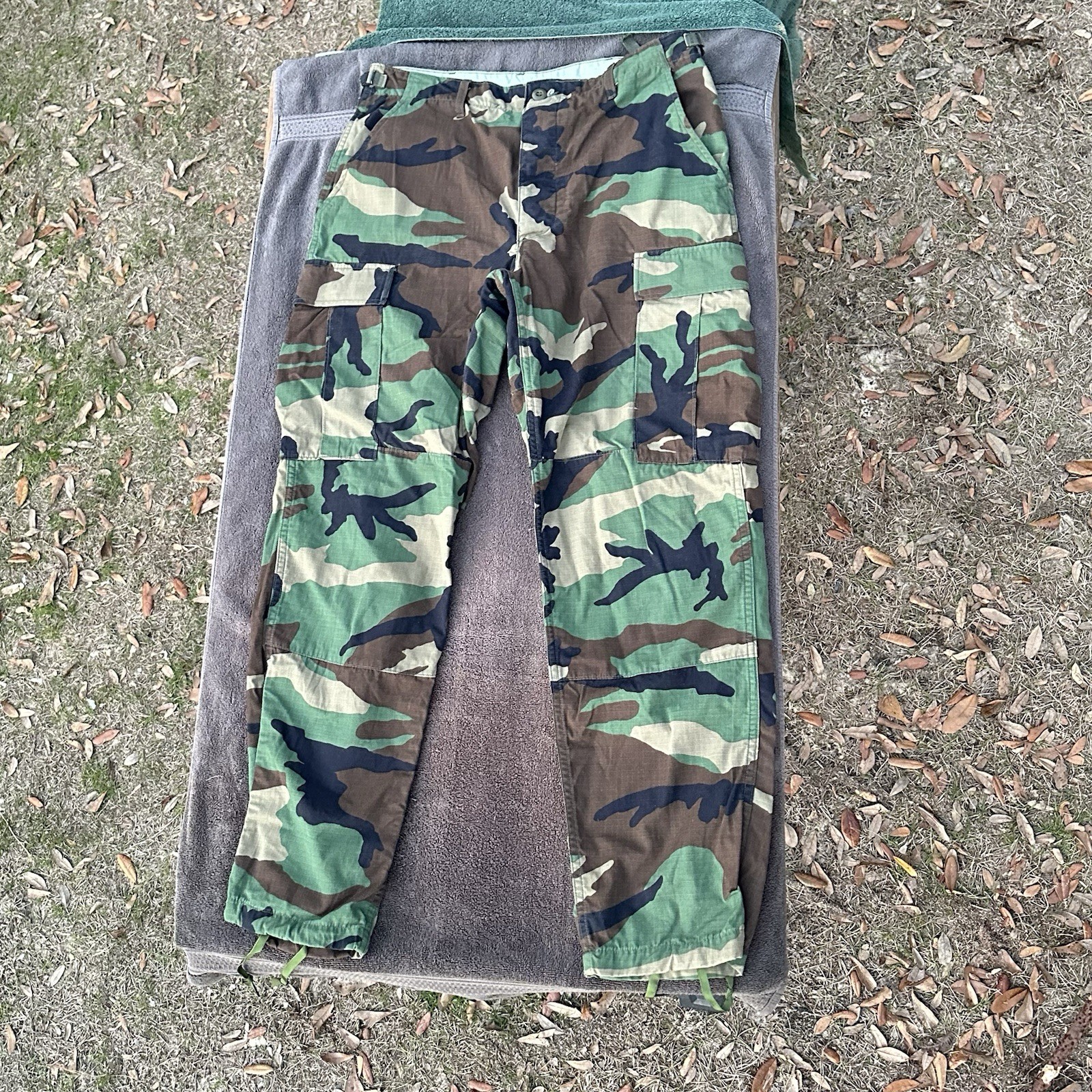 USGI Woodland BDU Trousers · Medium Reg. — photo 2