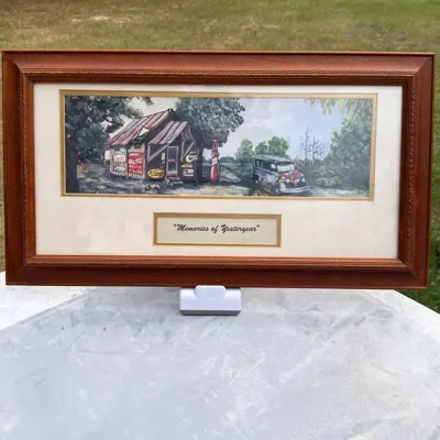 Facebook listing view 2 of Memories of Yesteryear Framed Country Store Art