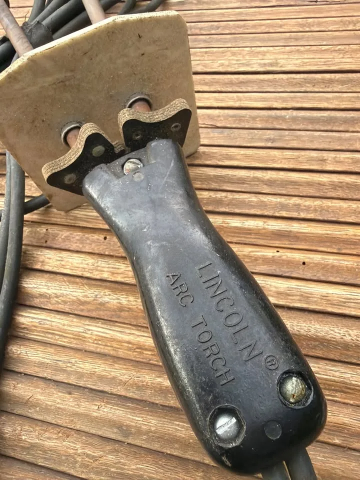 Lincoln Arc Torch with cables and Mueller ground clamp — Tools & Instruments — Lott's & Found