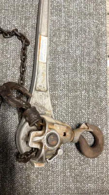 A.B. Chance aluminum 1-ton lever chain hoist view 5