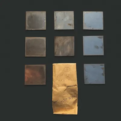 Dental Silver Solder Sheet Lot, 205 Grams