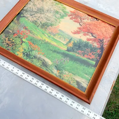 Facebook listing view 5 of Framed Garden Landscape Print