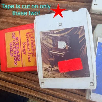Vintage 8-Track Tape Collection with LEBO Rack · $120 — view 5