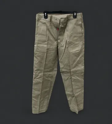 U.S. Army Khaki Chino Trousers, 1970s · 34×31 — charcoal-background cover image