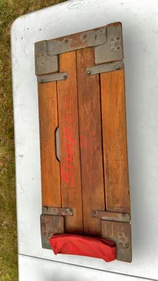 Vintage Snap-On Wooden Creeper