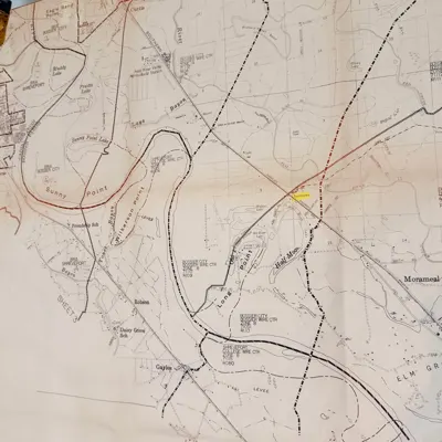 1981 South Central Bell map, Shreveport exchange, about 4x4 ft — view 3