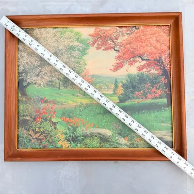 Facebook listing view 3 of Framed Garden Landscape Print
