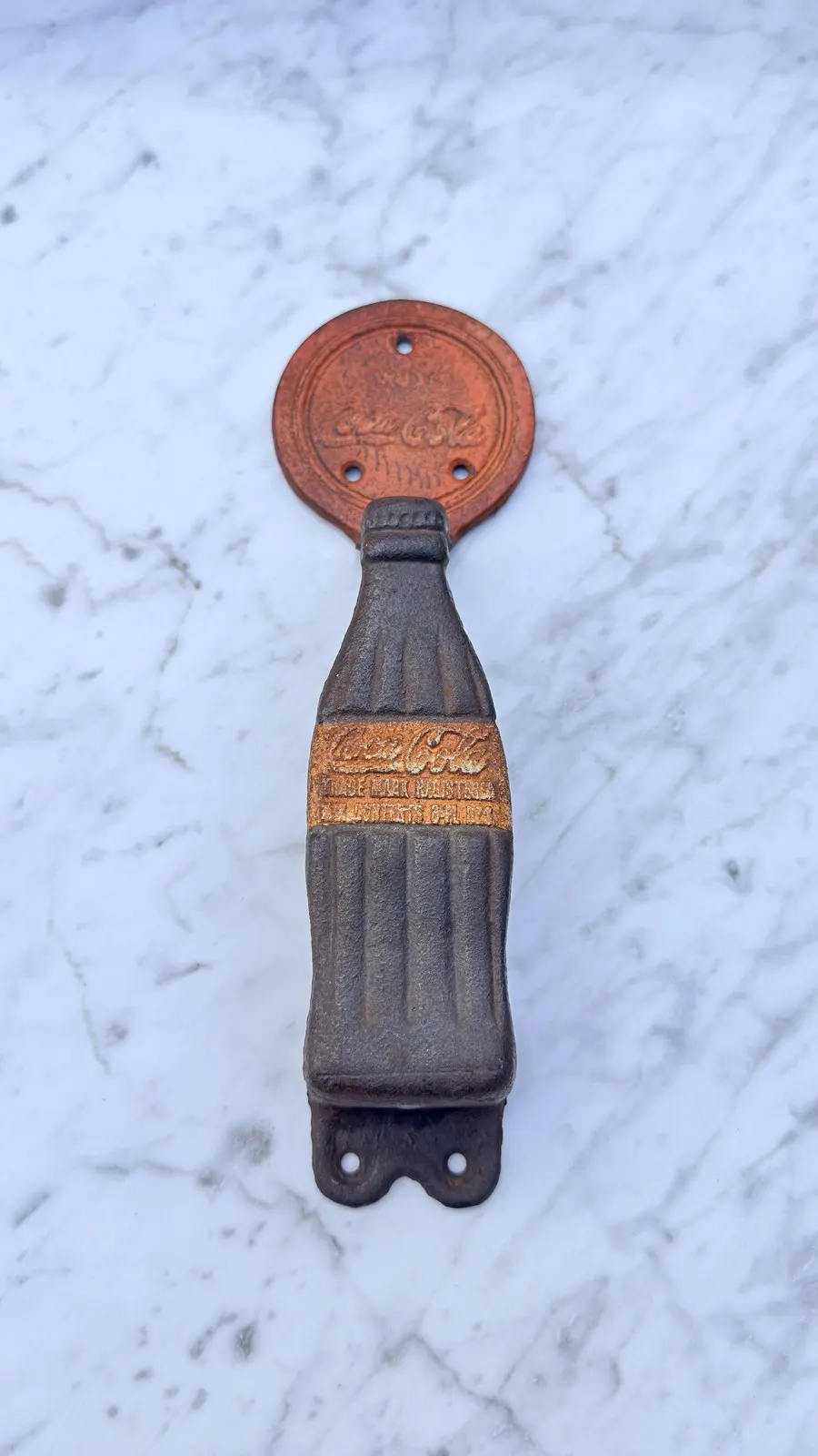 A Closer Look at a Vintage Coca-Cola Door Push