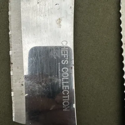 Vintage Kitchen Knife Lot with Wood Handles — product photograph 4