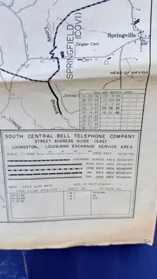 Facebook listing view 2 of South Central Bell Livingston Street Address Guide Map