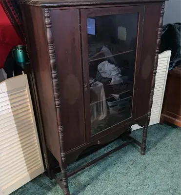 Beautiful Wooden Antique China Cabinet · $280 — view 2