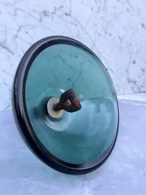 Sediver aqua glass suspension insulator — lower eye and oxidation