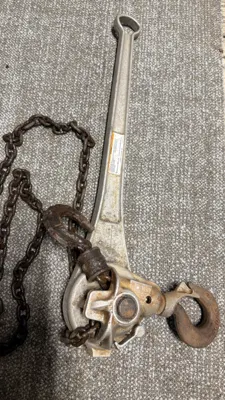 A.B. Chance aluminum 1-ton lever chain hoist view 7
