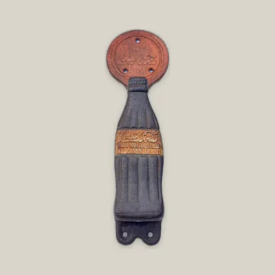 Vintage Coca-Cola Cast-Metal Door Push