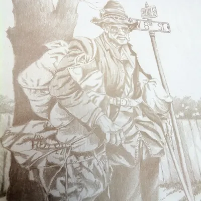 Délos The Drifter artwork detail 5