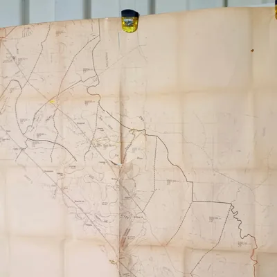 1981 South Central Bell Shreveport Exchange Map