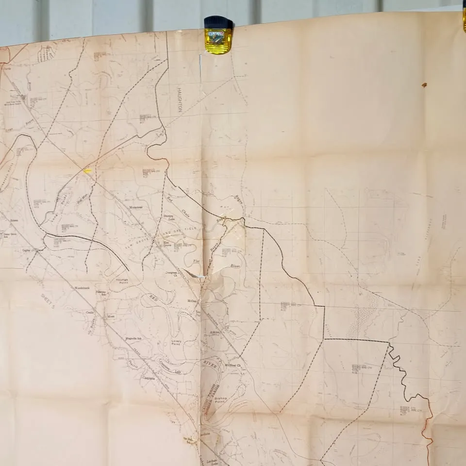 1981 South Central Bell Shreveport Exchange Map