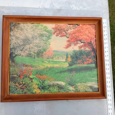 Facebook listing view 6 of Framed Garden Landscape Print
