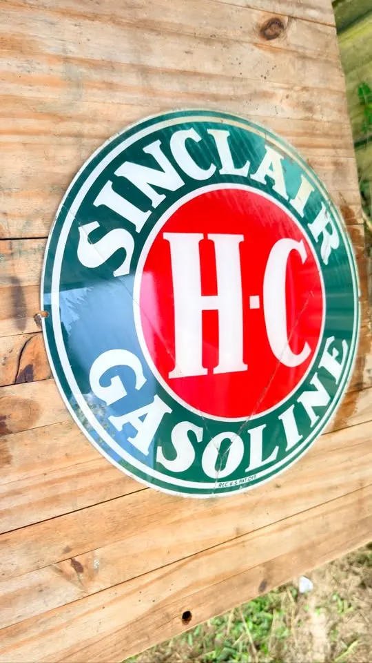Sinclair H-C Glass Gas Pump Globe Lens