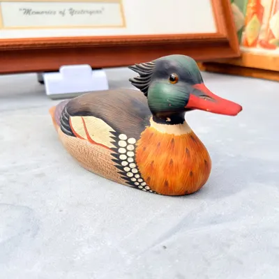 Facebook listing view 5 of Hand-Painted Wooden Duck Decoy