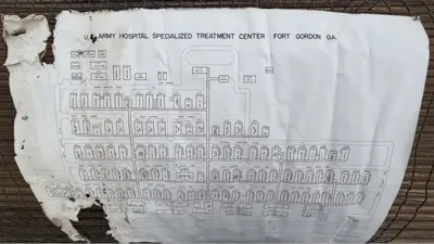 Vintage Fort Gordon U.S. Army Hospital Map · $135 — view 1