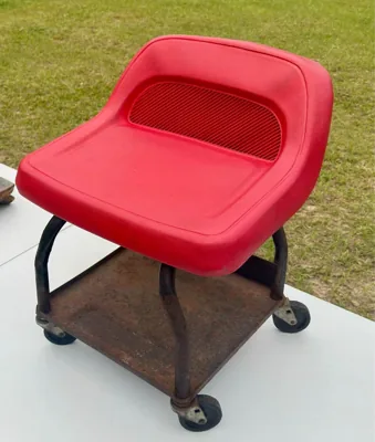 Vintage Snap-On Rolling Shop Stool