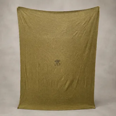 1951 Faribault U.S. Army Medical Wool Blanket — product photograph 2