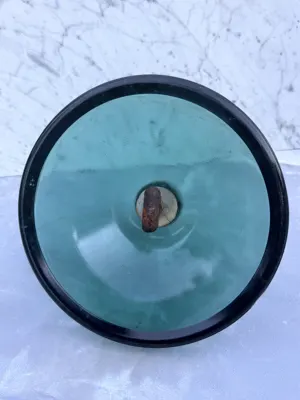 Sediver aqua glass suspension insulator — underside glass