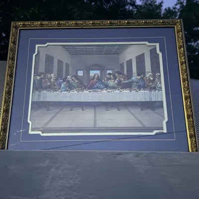 Large Framed Last Supper Print view 7