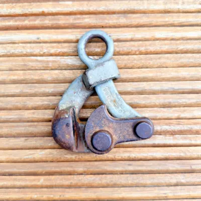 Facebook listing view 4 of Vintage Cable-Pulling Grip with Hinged Jaw
