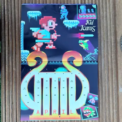 Vintage 1990 Nintendo Power Game Calendar · $44 — view 4