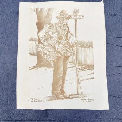 Willard Harrell “Délos the Drifter” Bogalusa Print
