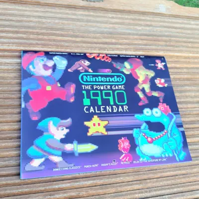 Vintage 1990 Nintendo Power Game Calendar · $44 — view 1