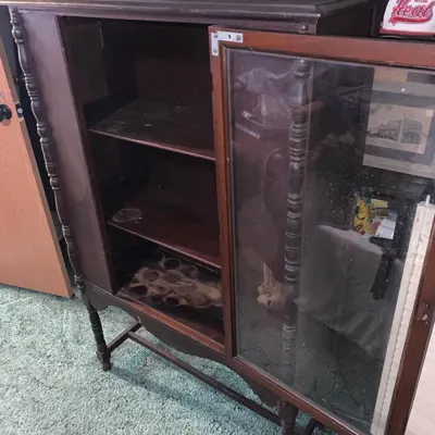 Beautiful Wooden Antique China Cabinet · $280 — view 6
