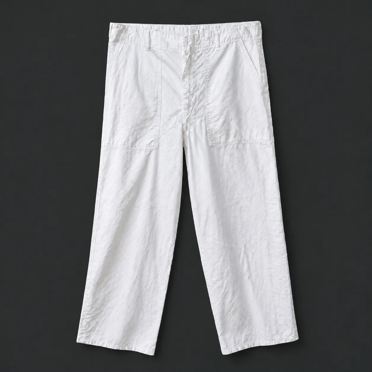 U.S. Military Baker/Cook Trousers, 1970 · Pair Set — charcoal-background cover image