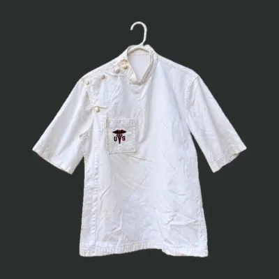 U.S. Caduceus Side-Closure Medical Smock