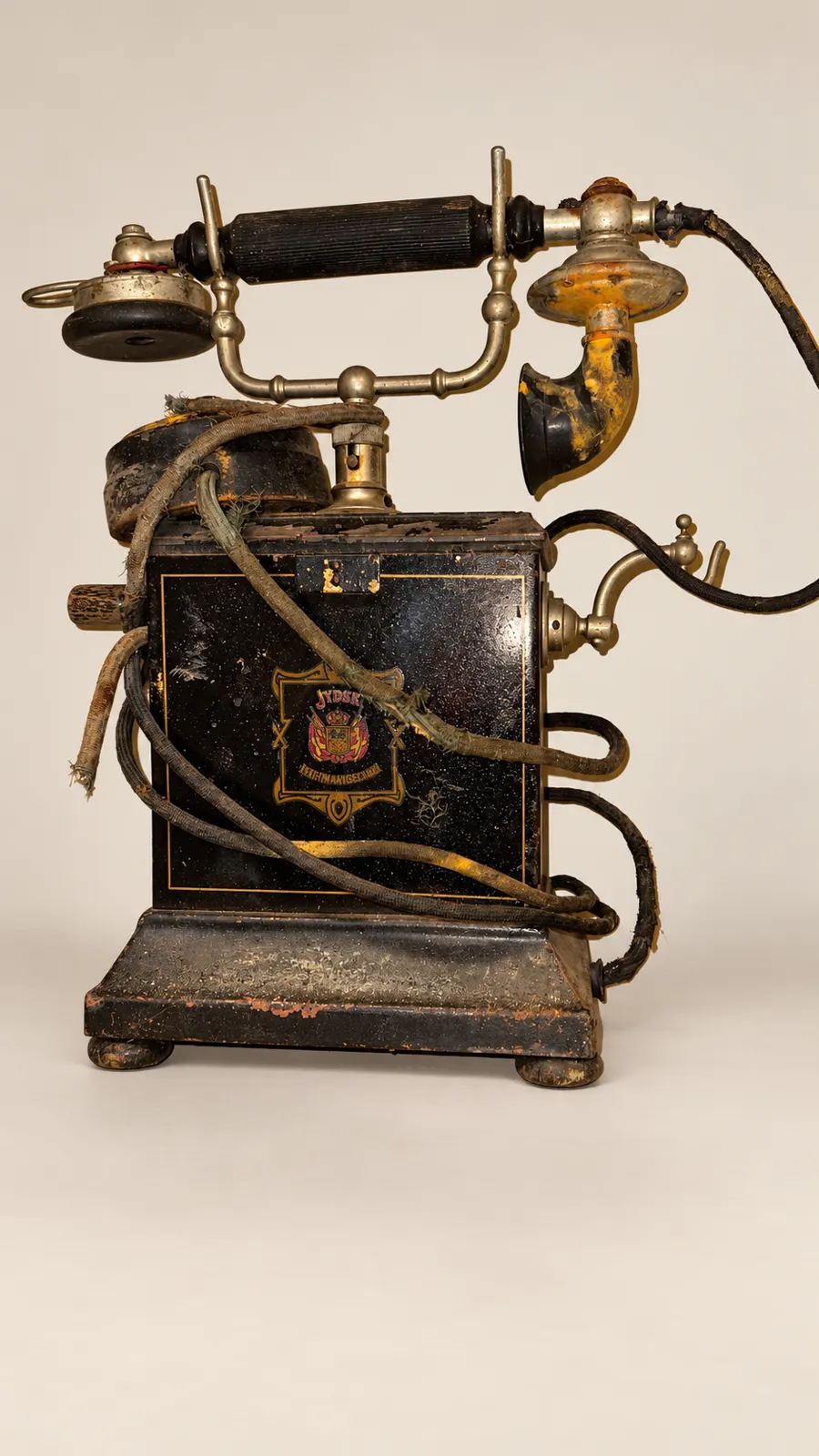 Antique Danish JYDSK Hand-Crank Telephone, c.1914–15