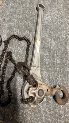 A.B. Chance aluminum 1-ton lever chain hoist view 6