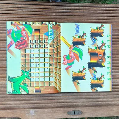 Vintage 1990 Nintendo Power Game Calendar · $44 — view 5