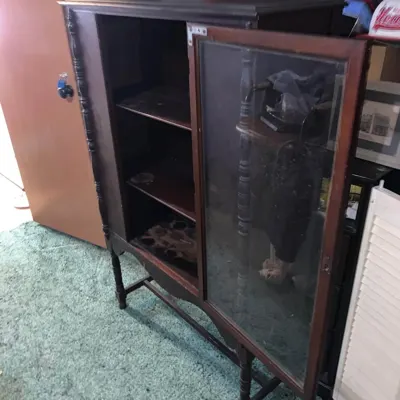 Beautiful Wooden Antique China Cabinet · $280 — view 10